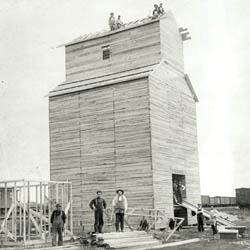 New Elevator Under Construction, Estevan, ['ca. 1910s']
