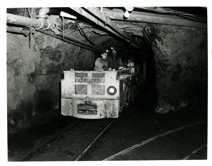 Underground Train at the Eldorado Mine