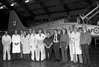 thumbnail for Canadian Air Force Officers and Civilians in a Hangar