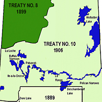 Saskatchewan Treaty Areas Map. Regina: 2007